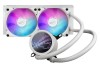 Asus ROG Ryou III 240 ARGB White, 240mm, 2x120mm ROG ARGB fläktar och Anime Matrix LED Display - Vit, bild 2