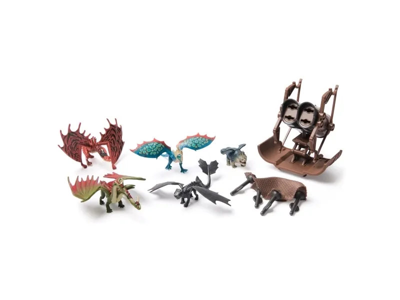 DreamWorks Dragons DWD FGR Dragon Catcher Set GML, 4 År, Multifärg