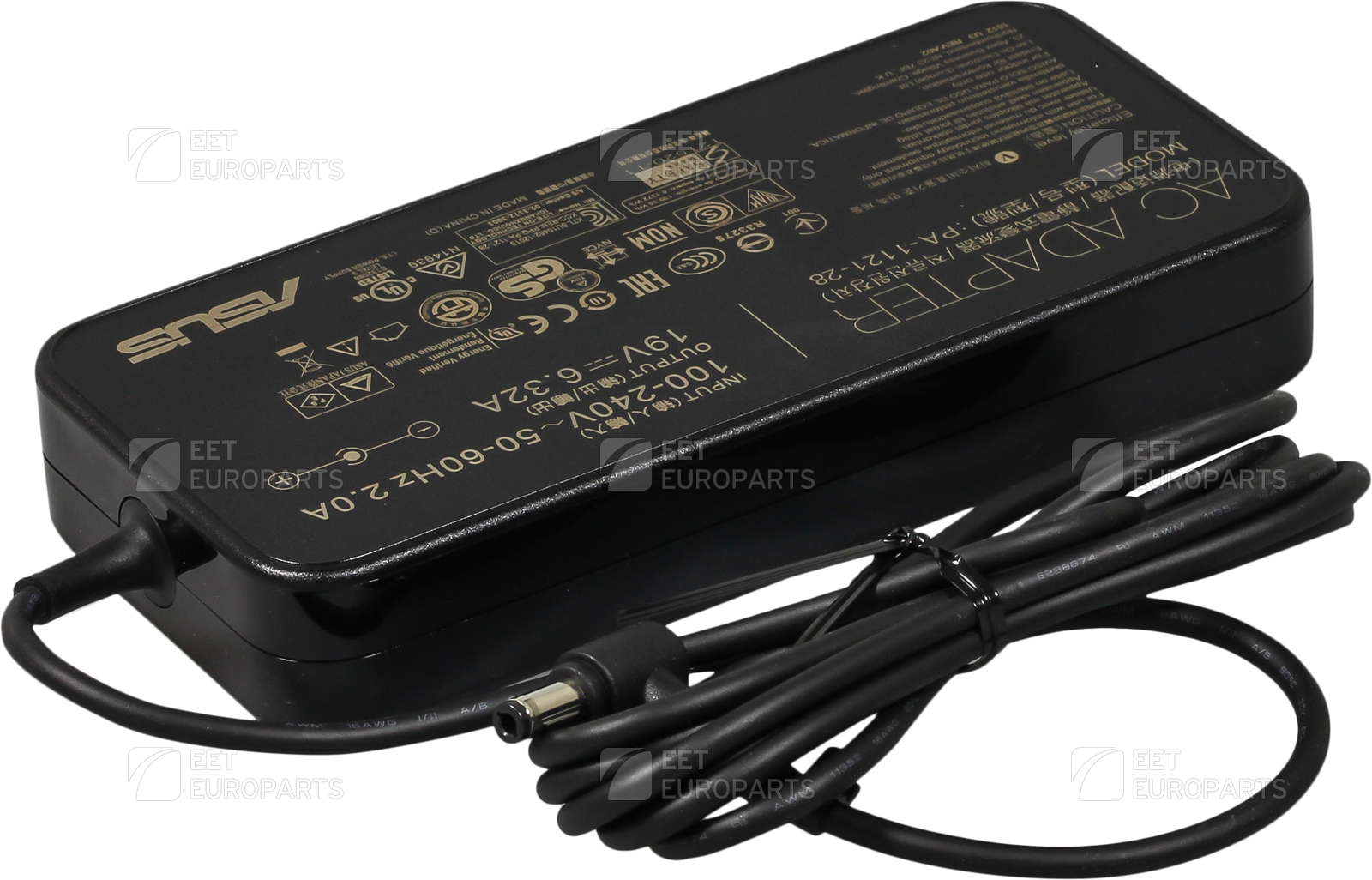 AC-adapter Asus 120W, utan strömkabel - Svart, bild 3