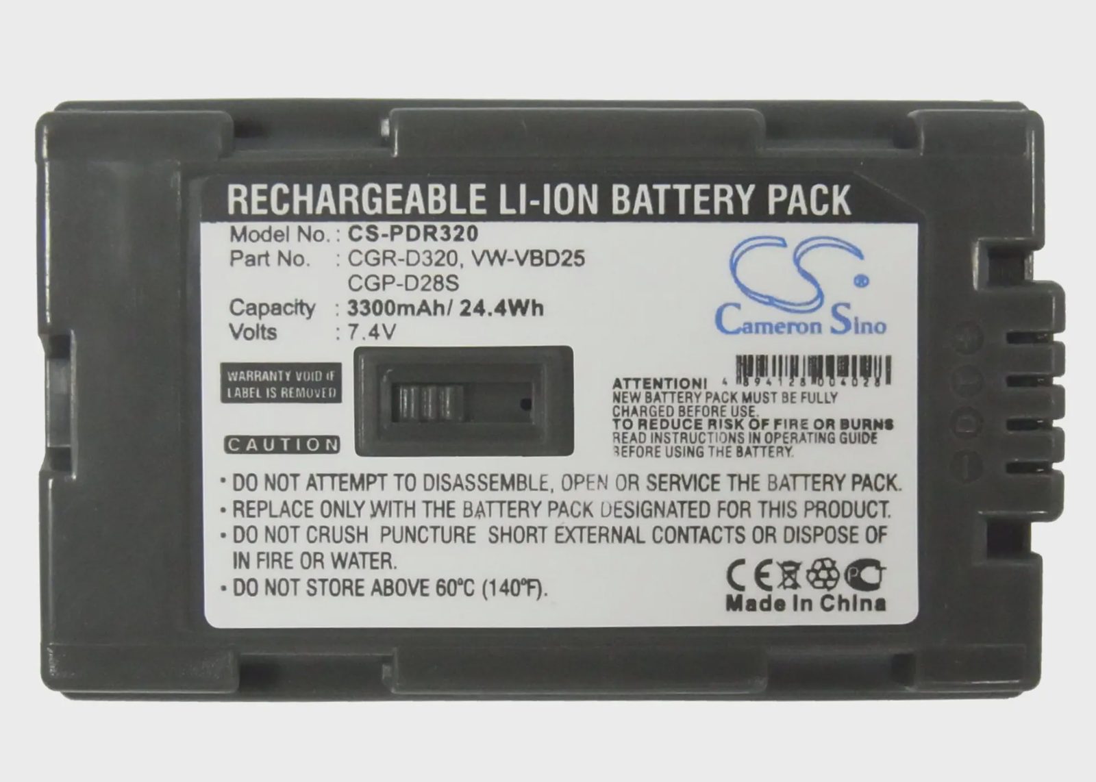 Batteri till Kamera för HITACHI DZ-MV200A, DZ-MV200E, DZ-MV208E m.fl., bild 4