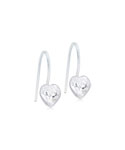 Blomdahl Medical Plastic Pendant Fixed Heart 6 mm Crystal