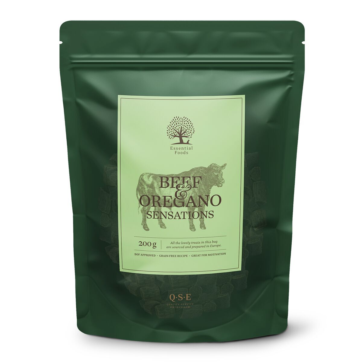 Essential Foods Sensations Hundgodis Biff & Oregano 200 g