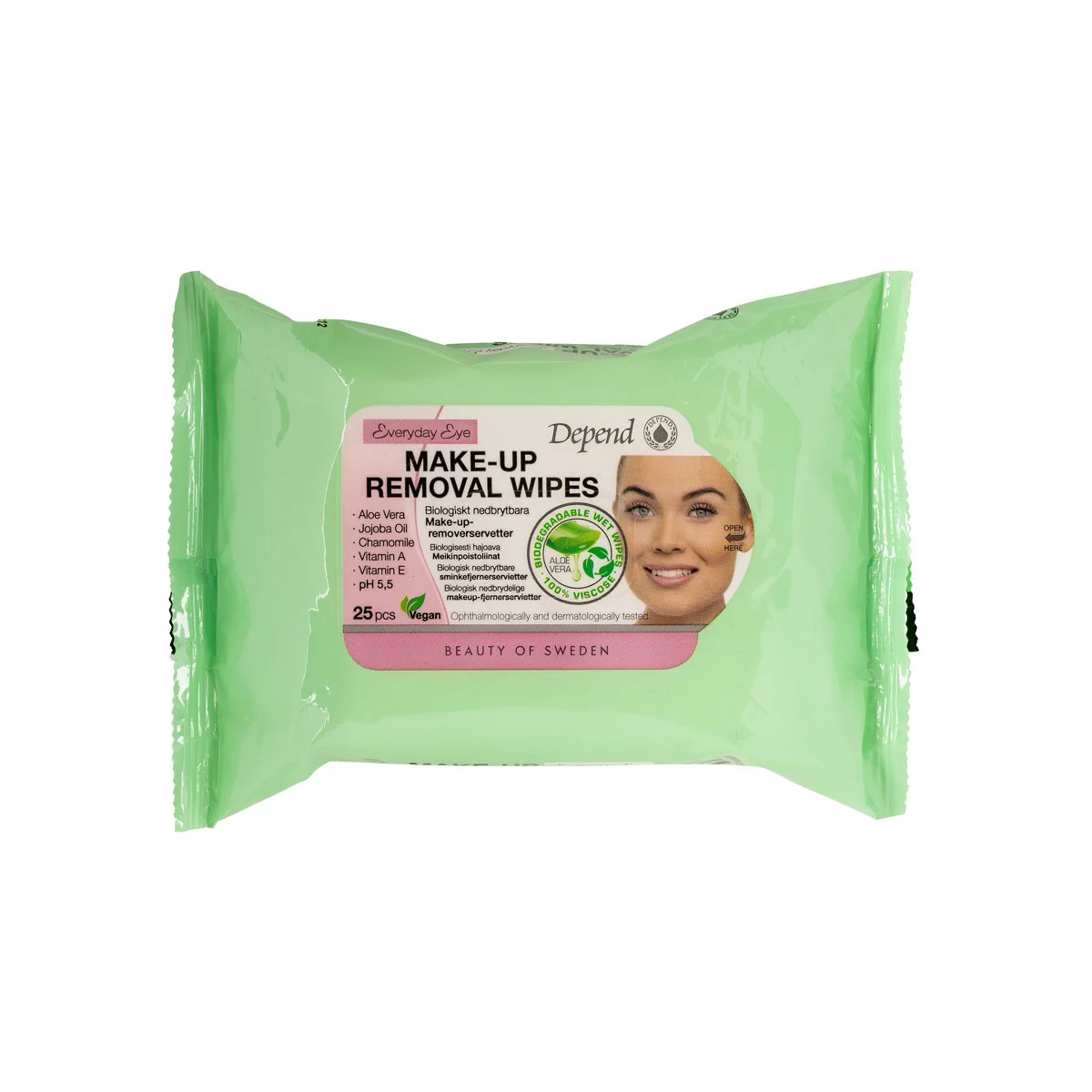 Depend Everyday Eye Makeup Remover Wipes