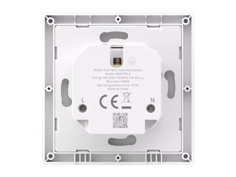 Sonoff WS01TPE-E WiFi smart vägguttag (typ E)