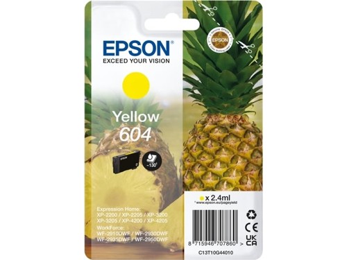 Epson T604, gul bläckpatron, bild 2