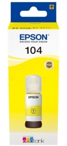 Epson T104 yellow EcoTank, gult bläck
