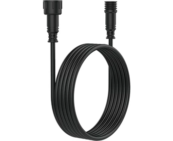 Deltaco 10 meter Outdoor lightning cable extension for garden light and decklight