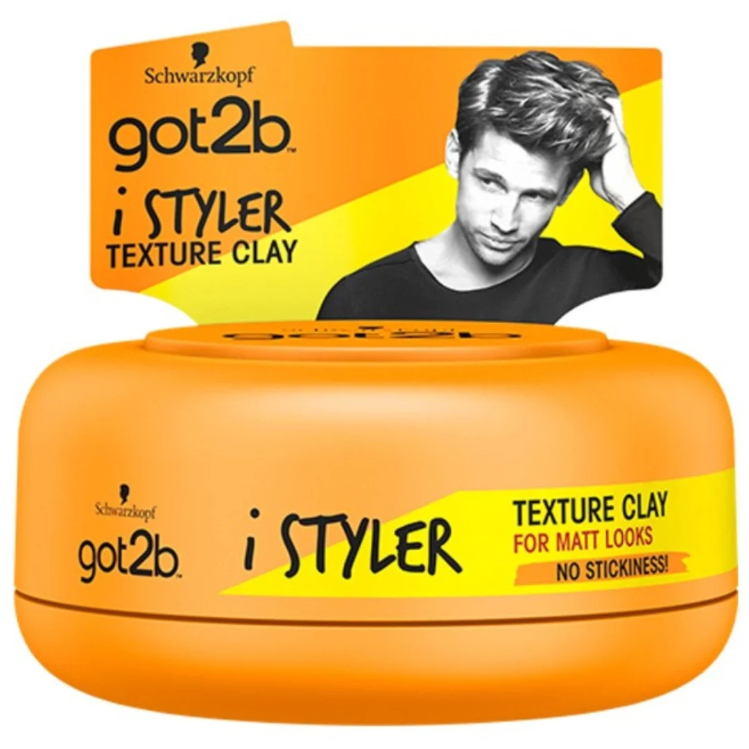 Schwarzkopf Got2b Texture Clay 75 ml, bild 2