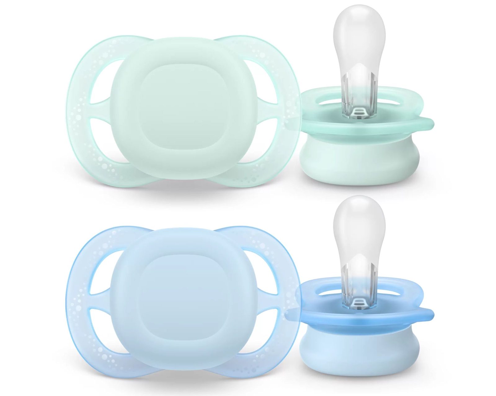 Philips AVENT Pacifier SCF075/12 ultra start, Klassisk napp, Ortodontisk, Silikon, Pojke/flicka