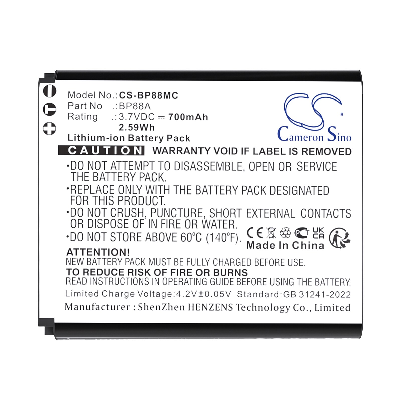 Batteri till Kamera för Samsung DV200, DV300, DV300F m.fl., bild 5