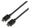 Deltaco 8K Ultra High Speed LSZH HDMI-kabel 2.1 - Svart - 5m