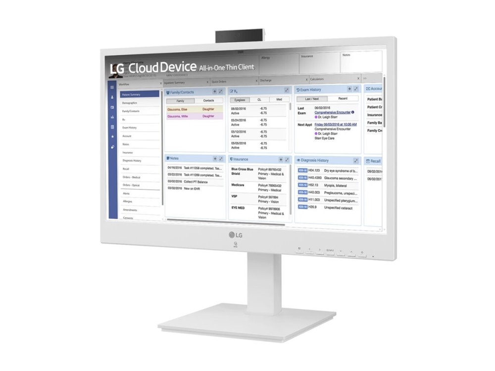 LG 24CR671N-2P - Tunn klient - allt-i-ett 1 x Pentium Silver N6005 / upp till 3.3 GHz - RAM 8 GB - SSD 256 GB - NVMe - UHD Graphics - Gigabit Ethernet, IEEE 802.11ax (Wi-Fi 6) - inget OS - skärm: LED 23.8 1920 x 1080 (Full HD) @ 60 Hz