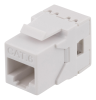 Kontaktdon Deltaco, Keystone, UTP, Cat6, LSA/110 terminering - Vit, bild 2