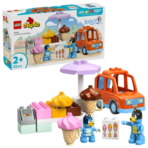 LEGO DUPLO Bluey Glassutflykt med Bluey 10458, bild 2