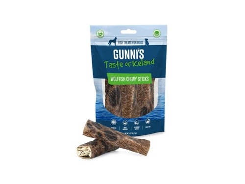 Gunnis - Wollfish Chew Sticks - 90g 3 pcs, bild 2