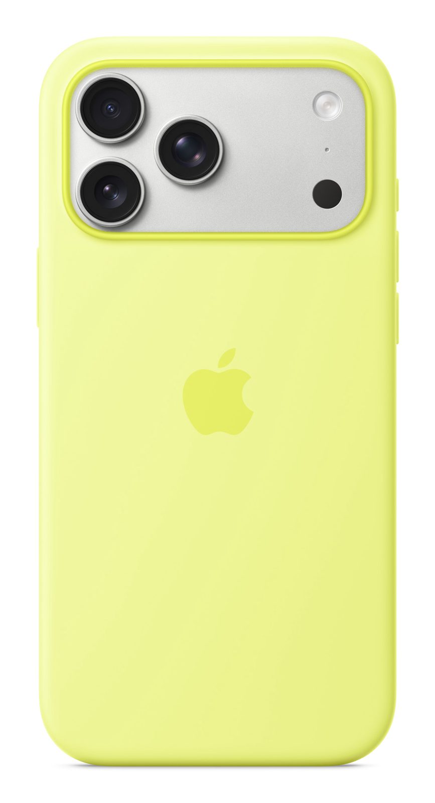 Apple iPhone 17 Pro Max Silicone Skal MagSafe, neongul, bild 3