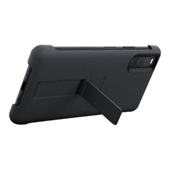 Sony Xperia 10 III Style Cover med ställ (svart), bild 2