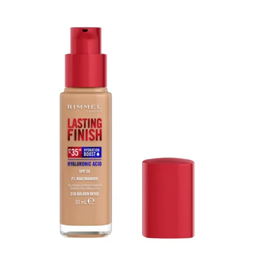 Rimmel Lasting Finish 35H Hydration Boost Hydrating Foundation SPF20 Golden Beige Golden Beige