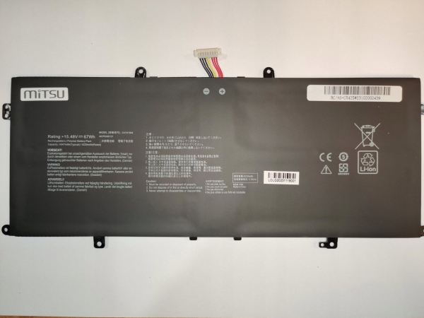 Bateria Mitsu Bateria C41N1904 do Asus UX325JA UX325EA UX363EA UM425IA UX425JA