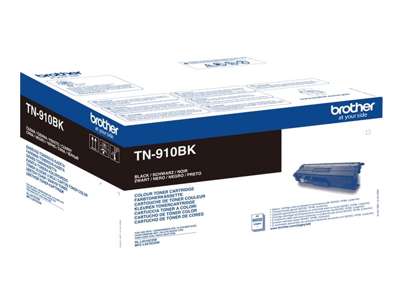 Brother TN-910BK tonerkassett 1 Styck Original, svart