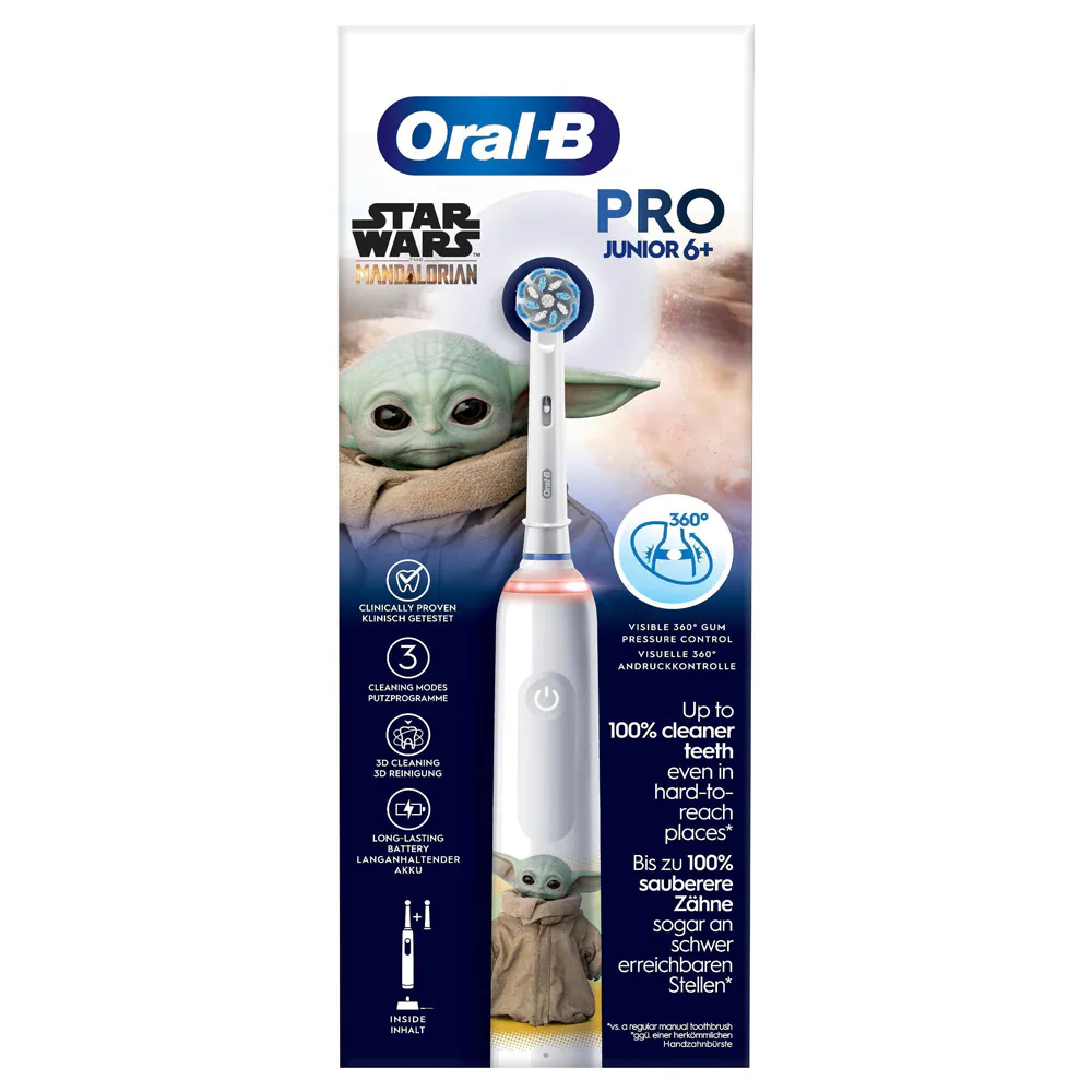 Oral-B Pro Junior 6+ Star Wars Mandalorian el-tandborste