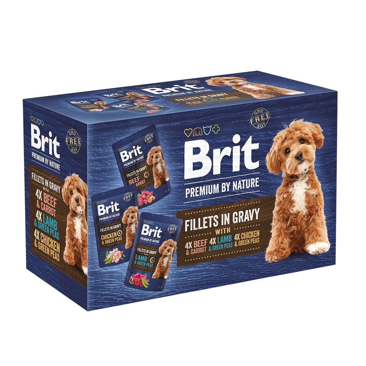 Brit Premium by Nature Dog Multipack gravy 12x85 g