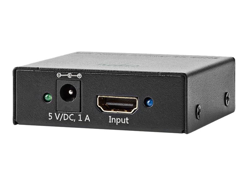 Nedis VSPL3472AT - Video/audiosplitter - 2 x HDMI - skrivbordsmodell