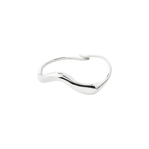 PILGRIM - EVON Double Ring - Silver Plated - Adjustable Fit