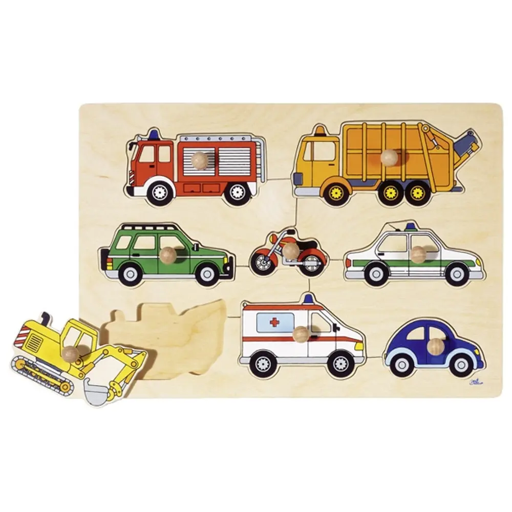 GOKI - Means of transport, lift-out puzzle - (57996)