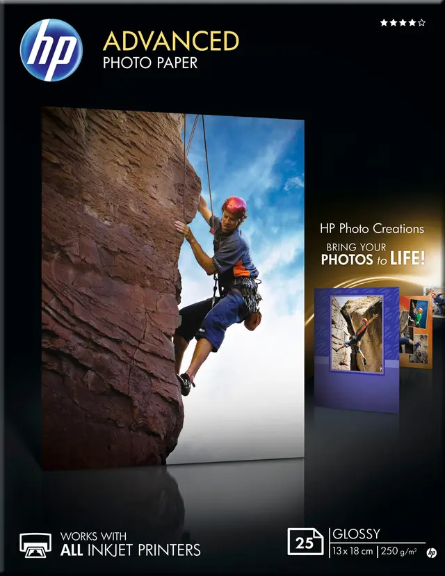 HP Q8696A 13X18 Glossy fotopapper