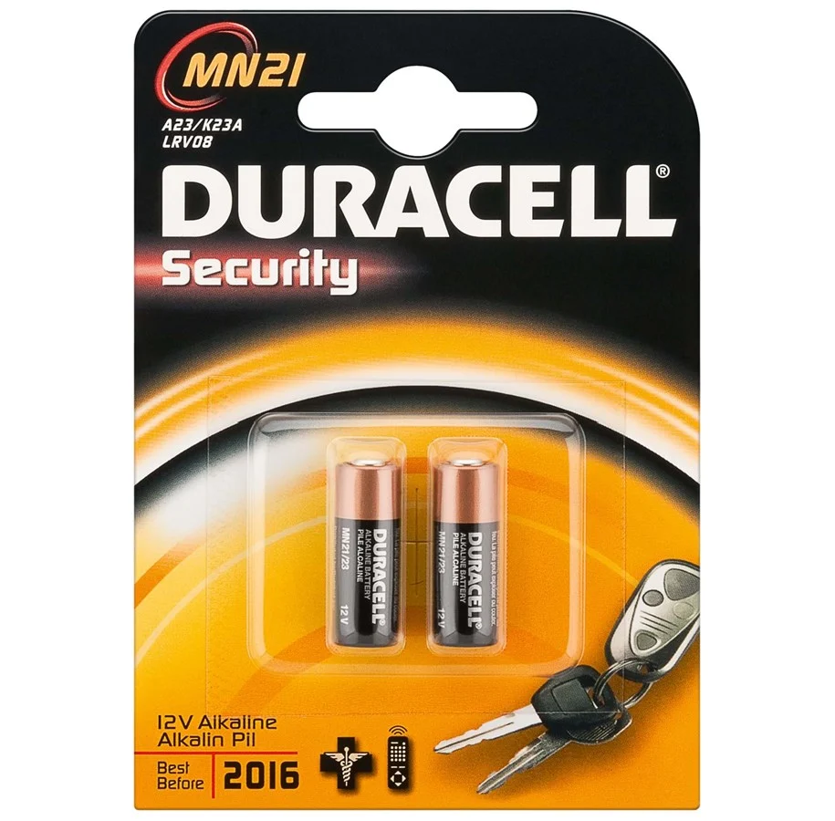 Duracell batteri, SECURITY 8LR23, 12 V, 2 stk.