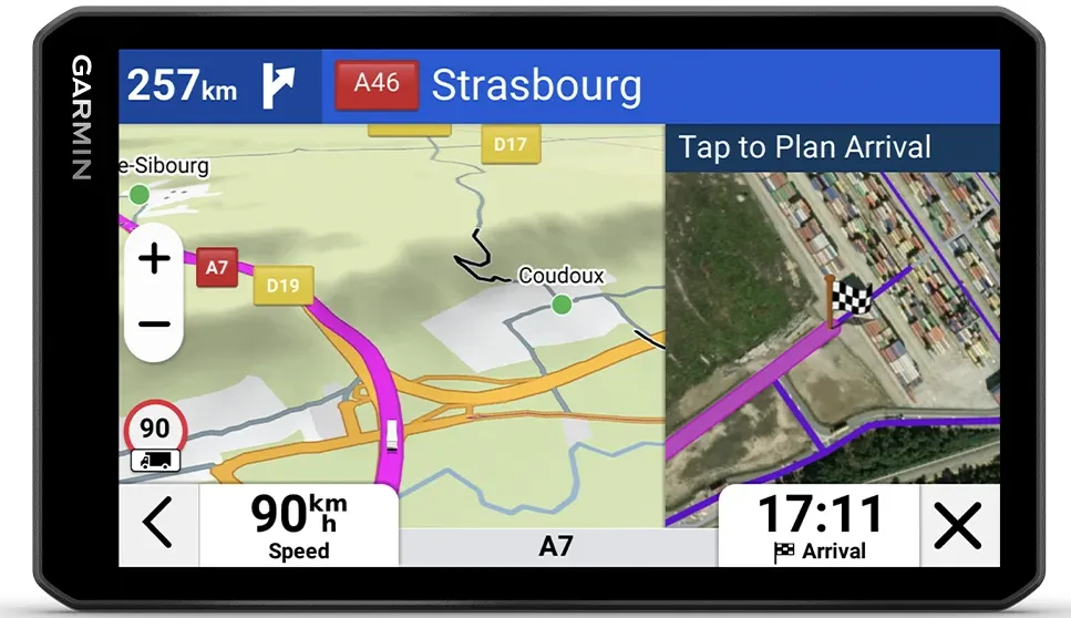 Garmin dezl LGV720 GPS-lastbilsnavigator