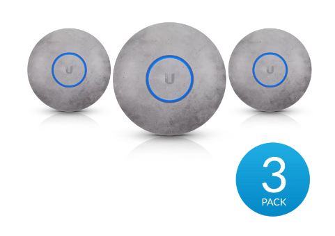 Ubiquiti Networks Upgradable Casing for nanoHD / U6 Lite / U6+, 3-pack - Betong/Concrete, bild 3