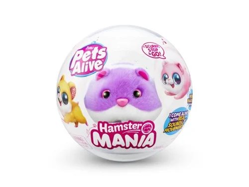 ZURU Pets Alive Hamster Mania leksaksfigur, blandade färger, 1 figur, bild 2