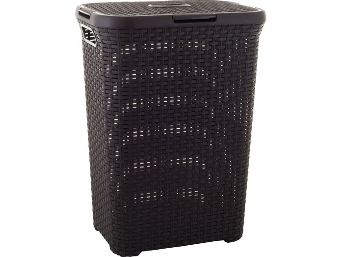 Curver Style 144873 vasketøjskurv 60 L Firkant Rattan Brun