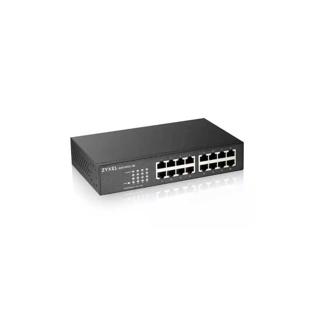 Zyxel GS1100-16 Ohanterad Gigabit Ethernet (10/100/1000)