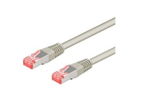 Goobay 95579, 1,5 m, Cat6, S/FTP (S-STP), RJ-45, RJ-45, Grå