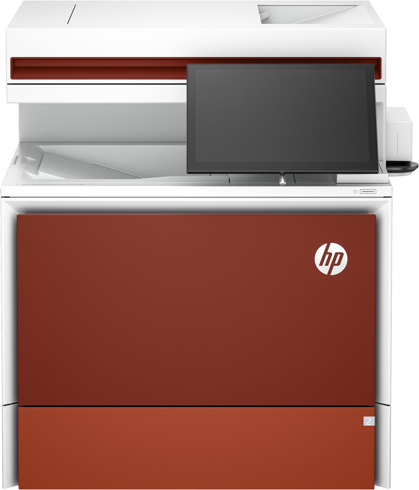 HP Color LaserJet Enterprise Flow MFP 5800zf, färglaserskrivare + scanner + kopiator + fax, 43/43 ppm, A4, duplex, display, USB/LAN, AirPrint, bild 4