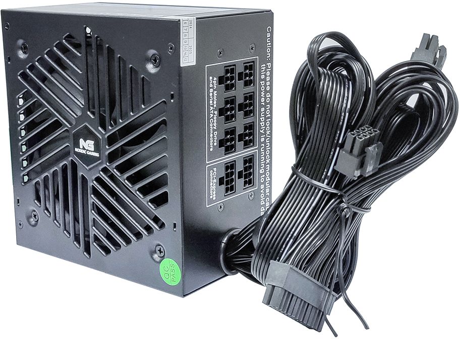 Nordic Gaming NGP-1181 750W, ATX, 120 mm fläkt, 80PLUS Bronze, semimodulärt, bild 4