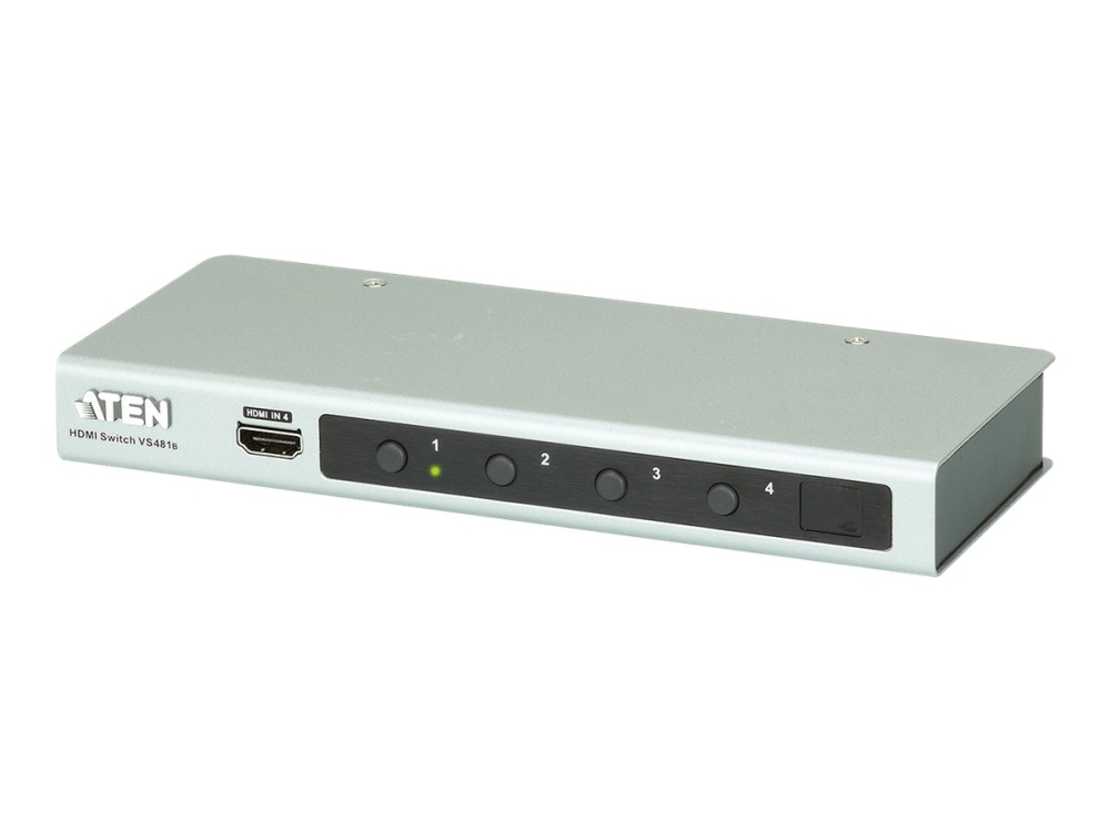 ATEN VS481B - Video-/ljudomkopplare - 4 x HDMI - skrivbordsmodell