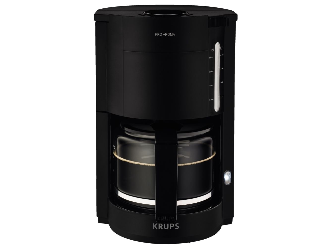 Krups F30908, Droppande kaffebryggare, 1,25 l, 1150 W, Svart