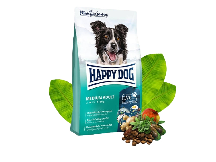 Happy Dog Supreme Fit & Vital hundtorrfoder 12 kg Medium Adult Salmon