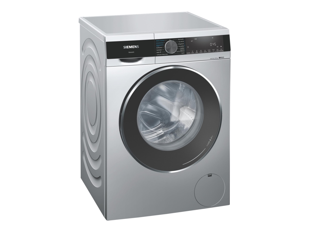 Siemens iQ500 WN54G1X0 tvätt/torkmaskin 10 kg fristående, silver