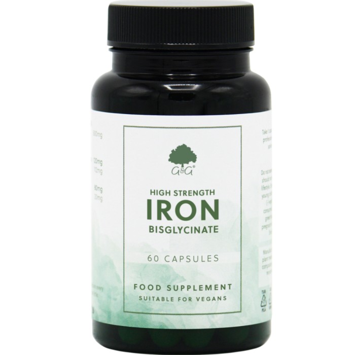 G&G Iron Bisglycinate 50 mg 60 st