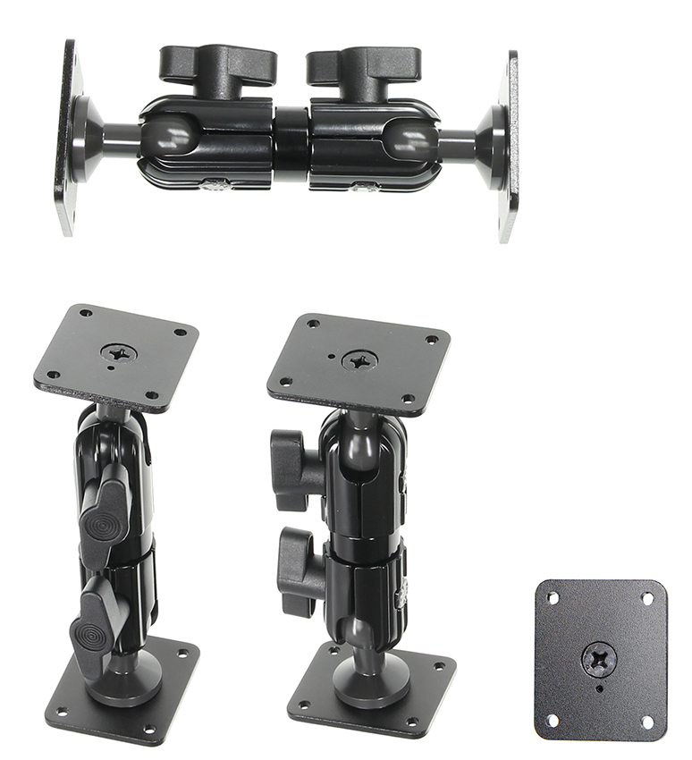 Brodit Standard Duty Pedestal Mount 5-tum, with ball head and wingnut, AMPS-holes, bild 4