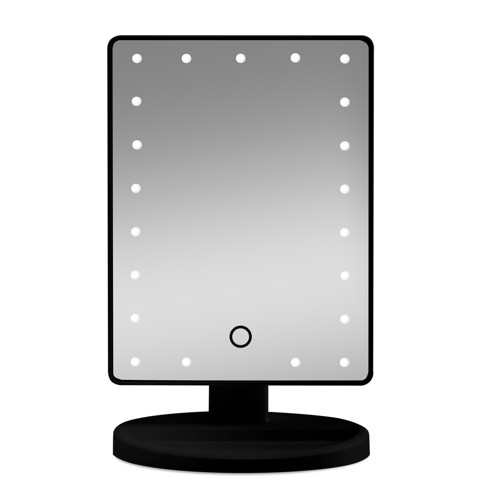 Gillian Jones Makeup Mirror With Led Light And Touch Function Black