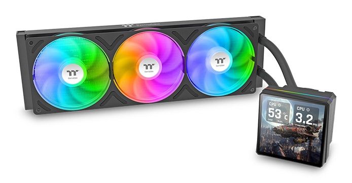Thermaltake TH360 V3 Ultra ARGB Sync AIO-vattenkylare 360 mm, svart