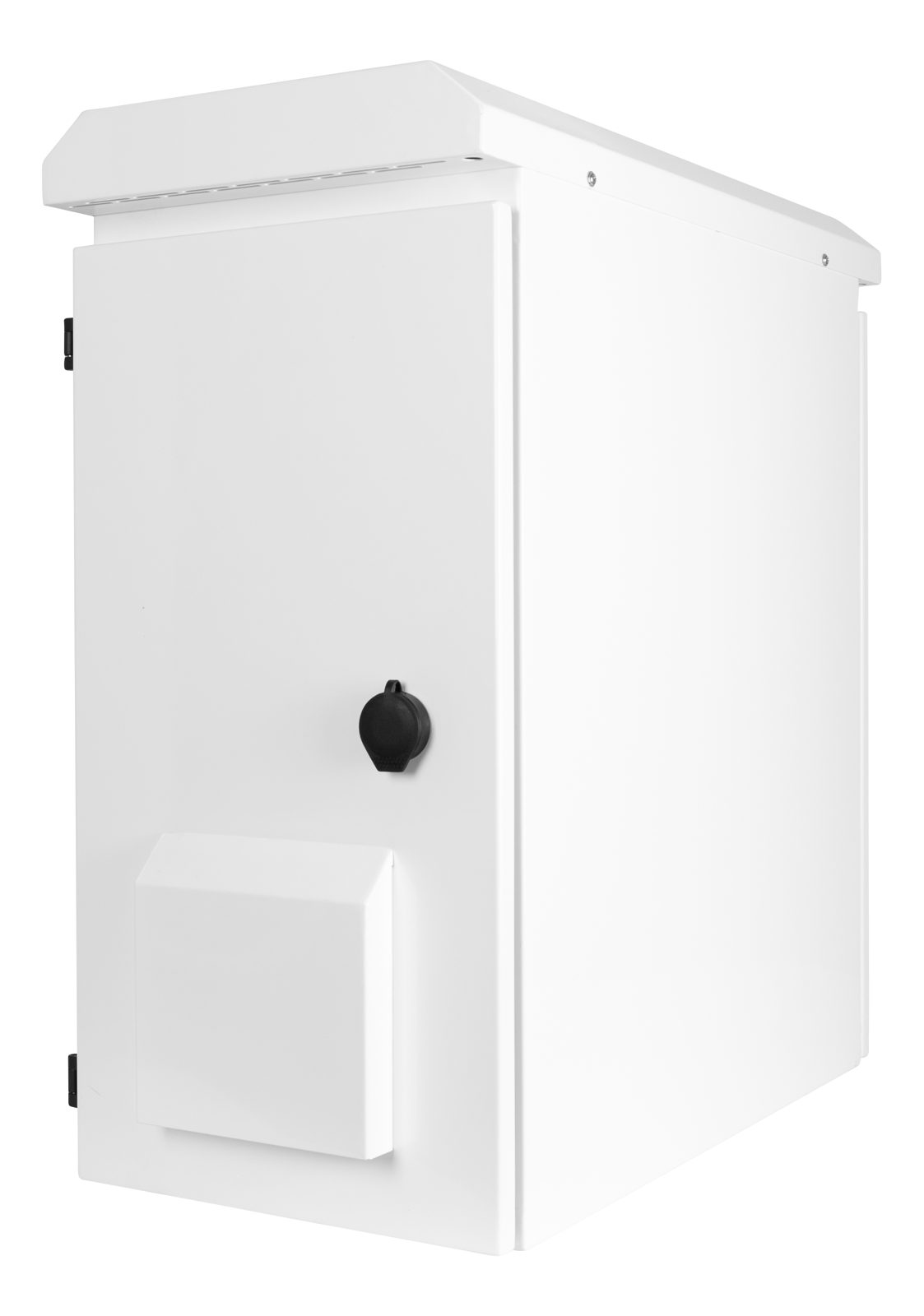 19" Väggskåp Deltaco 19-5606WP, 6U, 600x280x600 mm, IP55, vägg- och stolpfäste ingår - Vit, bild 4