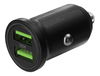 DELTACO USB-CAR128 - Strömadapter för bil - 36 Watt - 3 A - 2 utdatakontakter (USB) - svart, bild 2