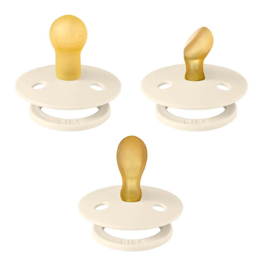 BIBS Pacifiers Try It Colour Ivory Size 1 3 st, bild 3